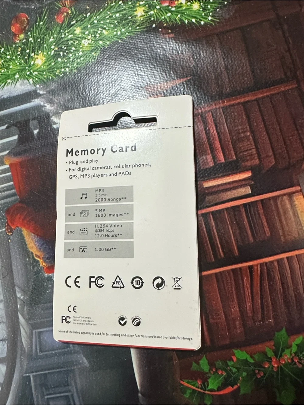 JBL Red MicroSD Memory Card with Black Adapter